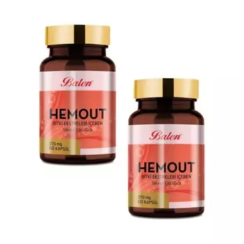 Экстракт трав Balen Hemout, 60 капсул, 370 мг, 2 штуки