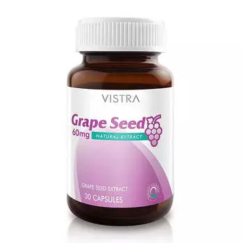 Экстракт виноградных косточек Vistra Grape Seed 60 мг, 30 таблеток