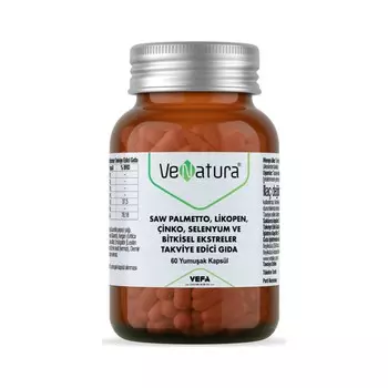 Экстракт Ягод Пальмы + Ликопин + Цинк + Селен Venatura, 60 капсул