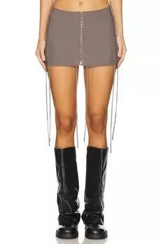 Экстремальная мини-юбка со шнуровкой Jaded London, черный