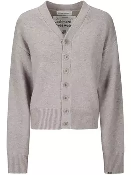Экстремальный кашемир N309 кардиган Clover extreme cashmere, серый