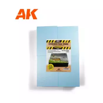 Экструдированный пенопласт 40 мм (уже вырезанный А4), Supplies & Accessories (AK-Interactive)