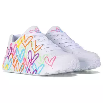 Jgoldcrown street uno lite кроссовки маленькие/большие дети Skechers, белый