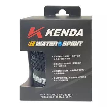 Jianda k1162 шина для горного велосипеда 27,5X1,95 складная шина с мелкими частицами, противоскользящая внедорожная шина, износостойкая, устойчивая к давлению, прочная внешняя шина, черная KENDA