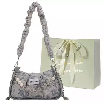 JIANGLIDA Jianglida Women Shoulder Bag, Синий + мешочек со сладостями