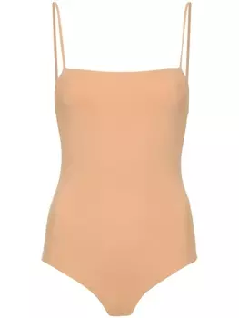 Jil Sander эластичное боди, нейтральный цвет