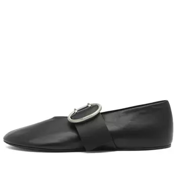 Jil Sander балетки с крупной пряжкой Jil Sander+, черный