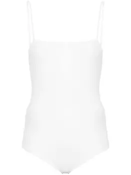 Jil Sander боди с квадратным вырезом, белый