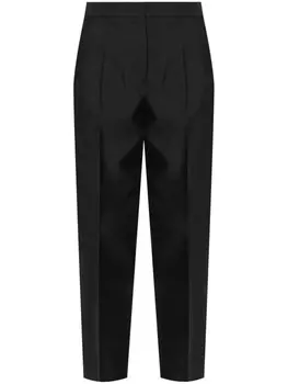 Jil Sander брюки прямого кроя со стрелками, черный
