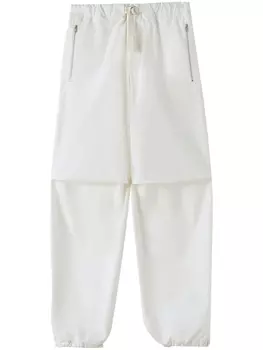 Jil Sander брюки со вставками, белый