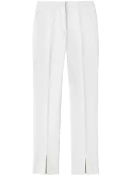 Jil Sander брюки строгого кроя, белый