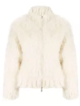 Jil Sander chunky ribbed cardigan, нейтральный цвет