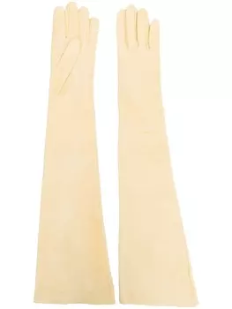 Jil Sander длинные перчатки, желтый