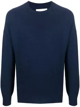 Jil Sander джемпер из вирджинской шерсти, синий