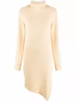 Jil Sander джемпер с высоким воротником, желтый