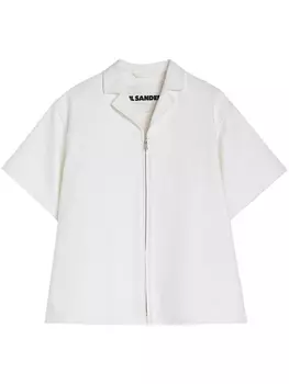 Jil Sander джинсовая куртка-рубашка, белый