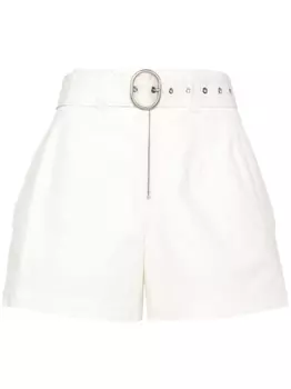 Jil Sander джинсовые шорты с поясом, белый