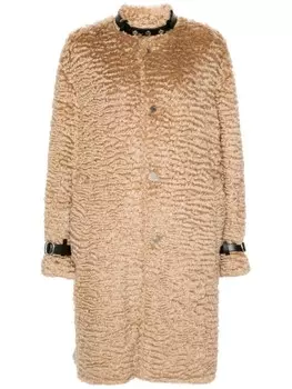 Jil Sander фактурное пальто, нейтральный цвет