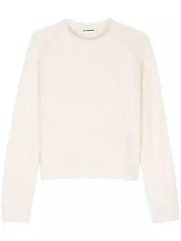 Jil Sander фактурный свитер, нейтральный цвет