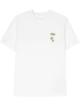 Jil Sander футболка с аппликацией, белый