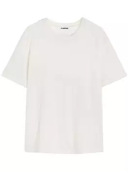 Jil Sander футболка с круглым вырезом, белый