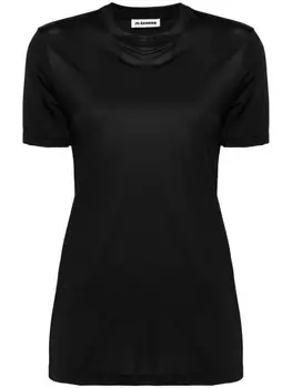 Jil Sander футболка с круглым вырезом, черный