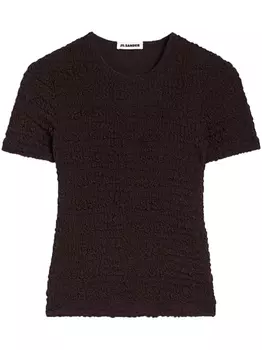 Jil Sander футболка с круглым вырезом, черный