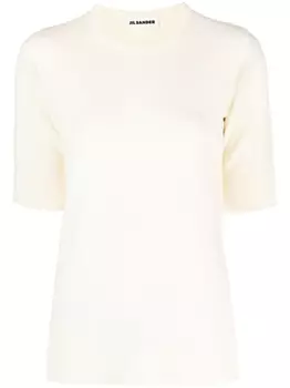 Jil Sander футболка с круглым вырезом, нейтральный цвет