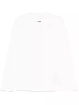 Jil Sander футболка с круглым вырезом, нейтральный цвет
