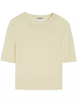 Jil Sander футболка с круглым вырезом, нейтральный