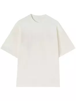Jil Sander футболка с логотипом, белый