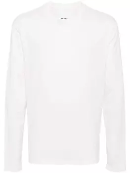 Jil Sander футболка с логотипом, белый