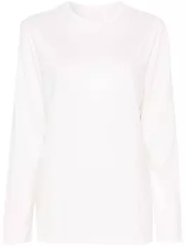 Jil Sander футболка с логотипом, белый