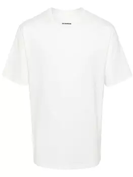 Jil Sander футболка с логотипом, нейтральный цвет