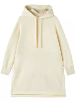 Jil Sander худи с разрезами, нейтральный цвет