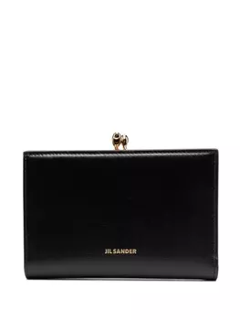 Jil Sander кошелек Goji с логотипом, черный