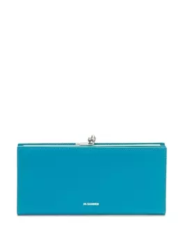 Jil Sander кошелек Goji среднего размера с логотипом, синий