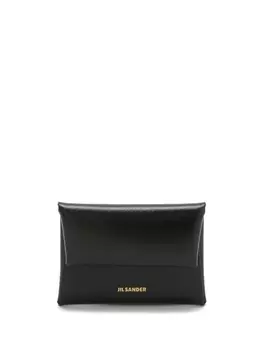 Jil Sander кошелек из сафьяновой кожи, черный