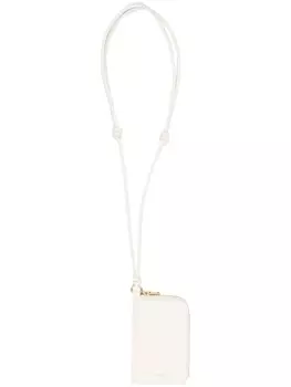 Jil Sander кошелек на молнии, нейтральный цвет