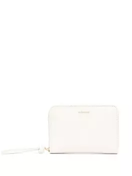 Jil Sander кошелек на молнии с логотипом, нейтральный цвет