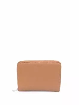 Jil Sander кошелек с круговой молнией, коричневый
