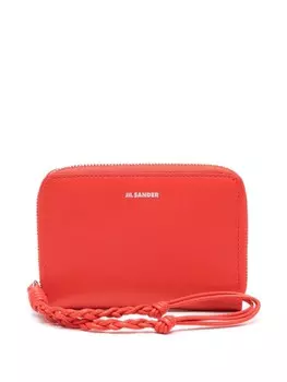 Jil Sander кошелек с логотипом, красный