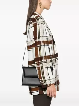 Jil Sander кожаная сумка через плечо, черный