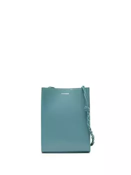 Jil Sander кожаная сумка через плечо с логотипом, синий