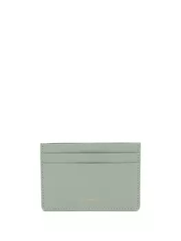 Jil Sander кожаный картхолдер, зеленый