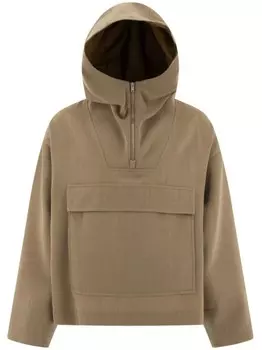 Jil Sander куртка из шерстяной саржи, зеленый