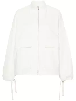 Jil Sander куртка карго с нашивкой-логотипом, белый