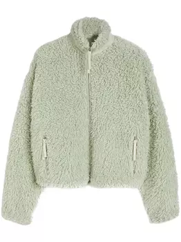 Jil Sander куртка на молнии, зеленый