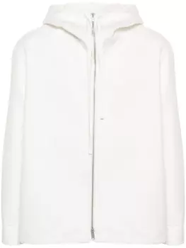 Jil Sander куртка с капюшоном, белый