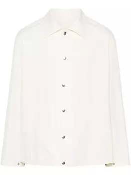 Jil Sander куртка с логотипом, нейтральный цвет
